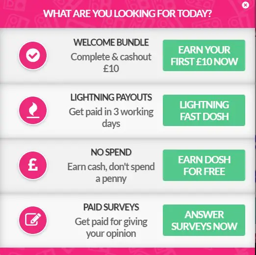 Make fast money with Oh My Dosh
