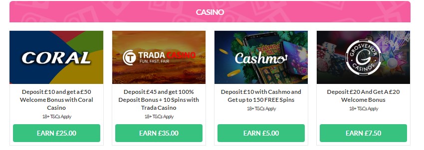 OhMyDosh Casino Offers