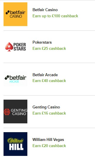 Quidco Casino Cashback