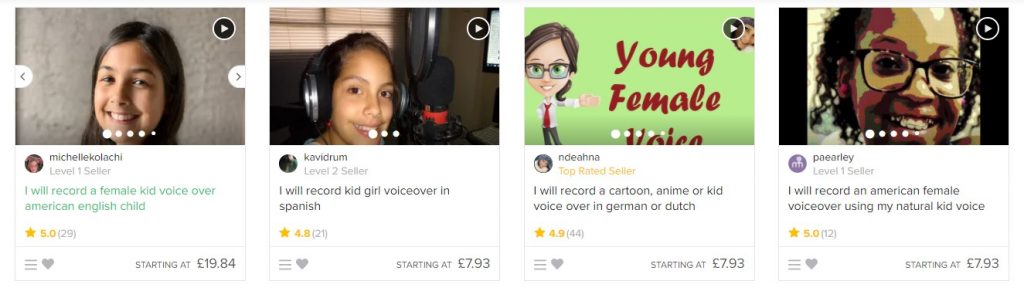 Teenagers Working on Fiverr
