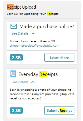 scan receipts for money back uk