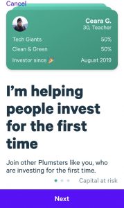 Plum Investing App for Beginners