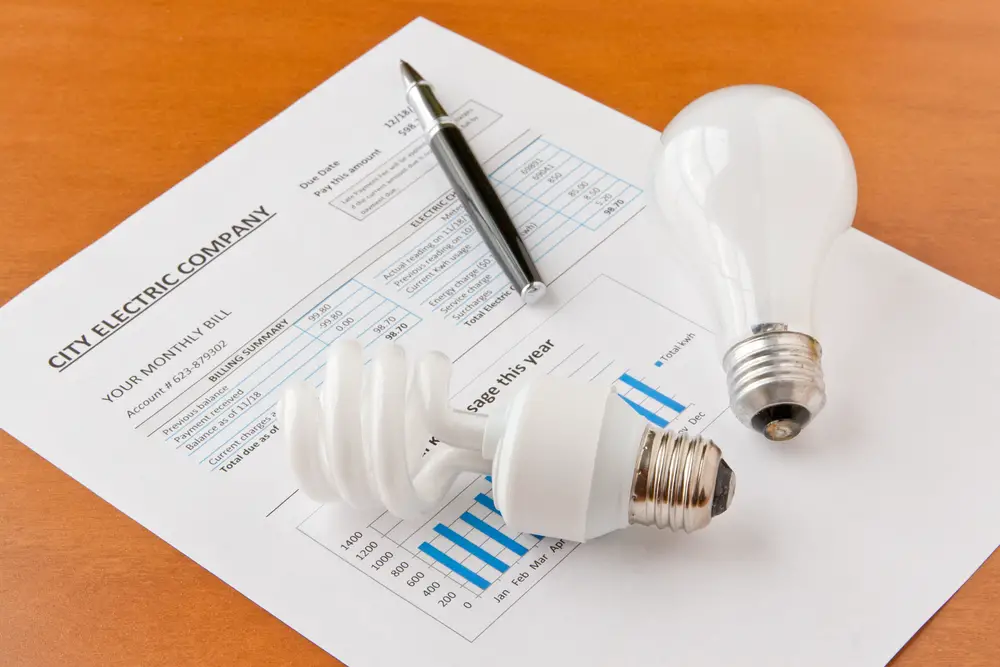 What does in debit mean on your energy bill