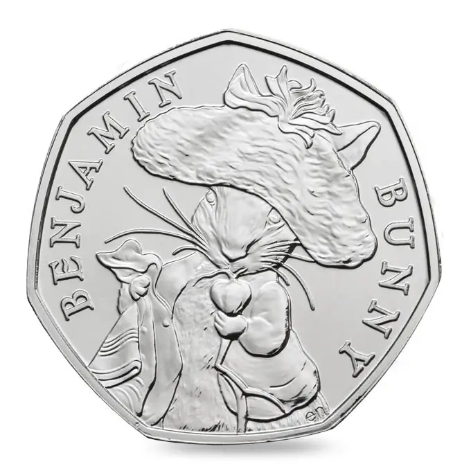 Benjamin Bunny 50p Coin