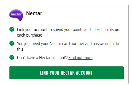 Link Your Nectar Account