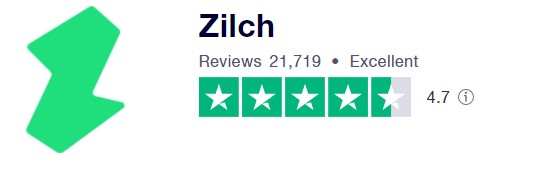 Zilch Review Rating via Trustpilot