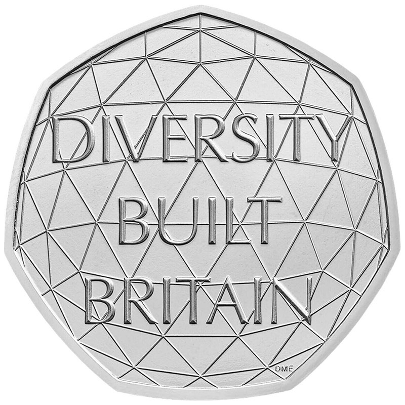 Diversity Built Britain 50p Coin