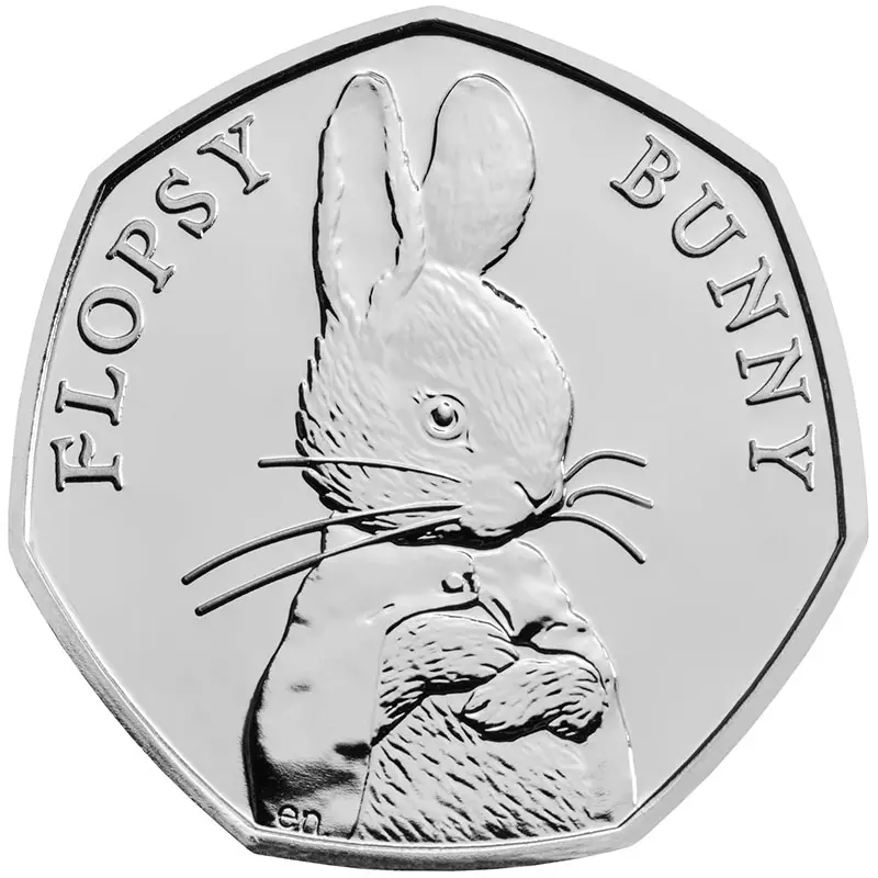 Flopsy Bunny 50p Coin