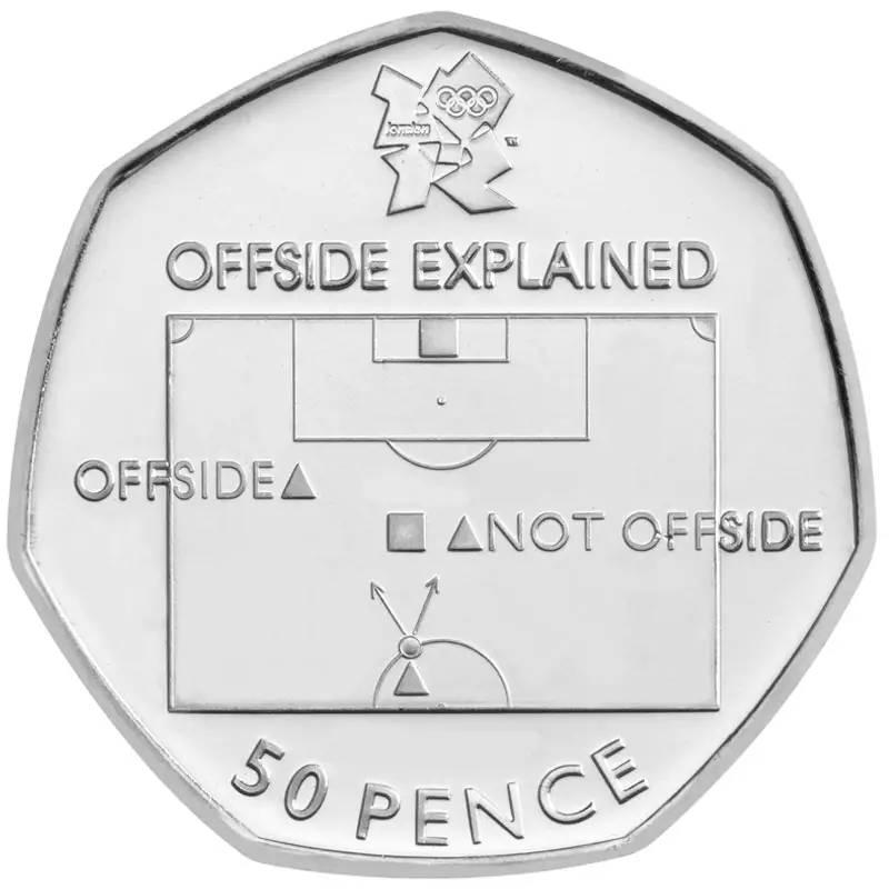 Olympic Football 50p Coin