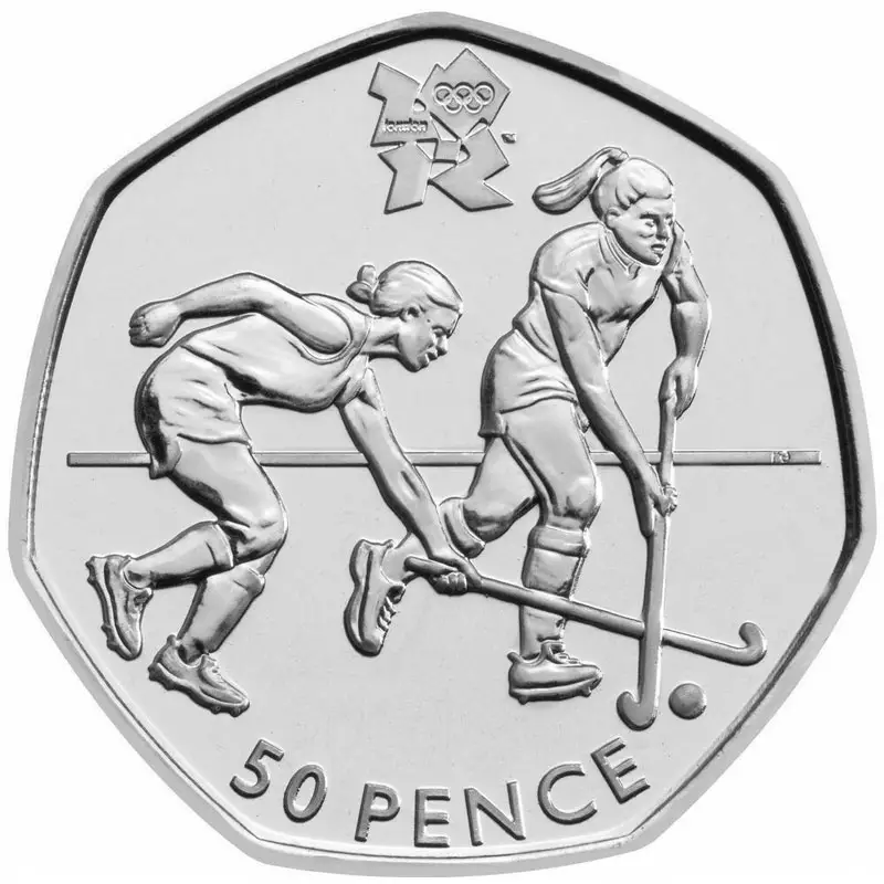 Hockey 50p Coin