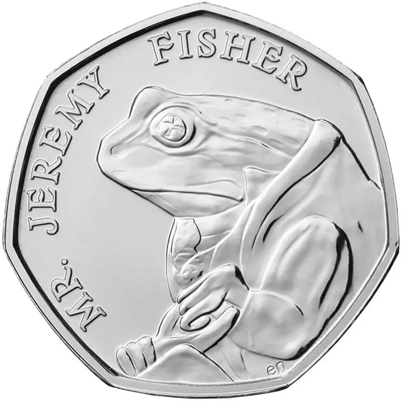 Mr Jeremy Fisher 50p Coin