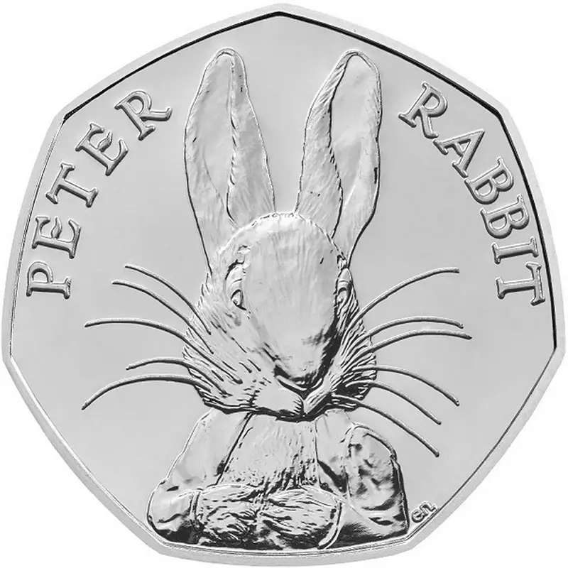 Peter Rabbit 50p Coin 2016