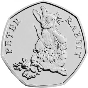 Peter Rabbit 50p Coin 2018
