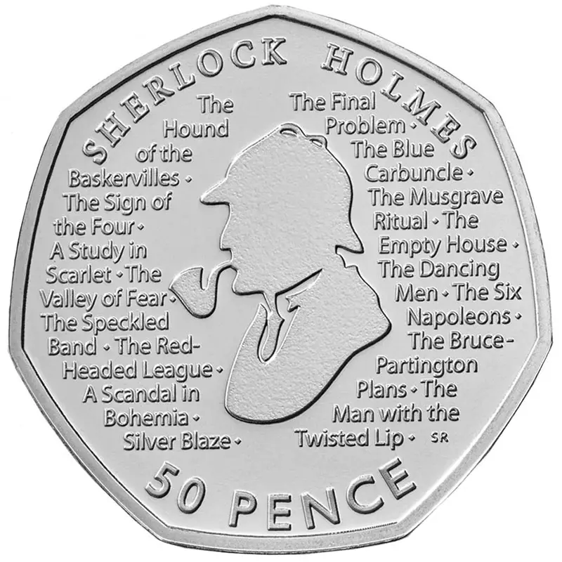 Sherlock Holmes 50p Coin