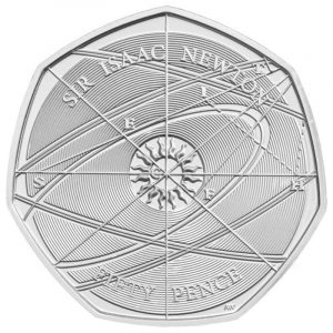 Sir Isaac Newton 50p Coin