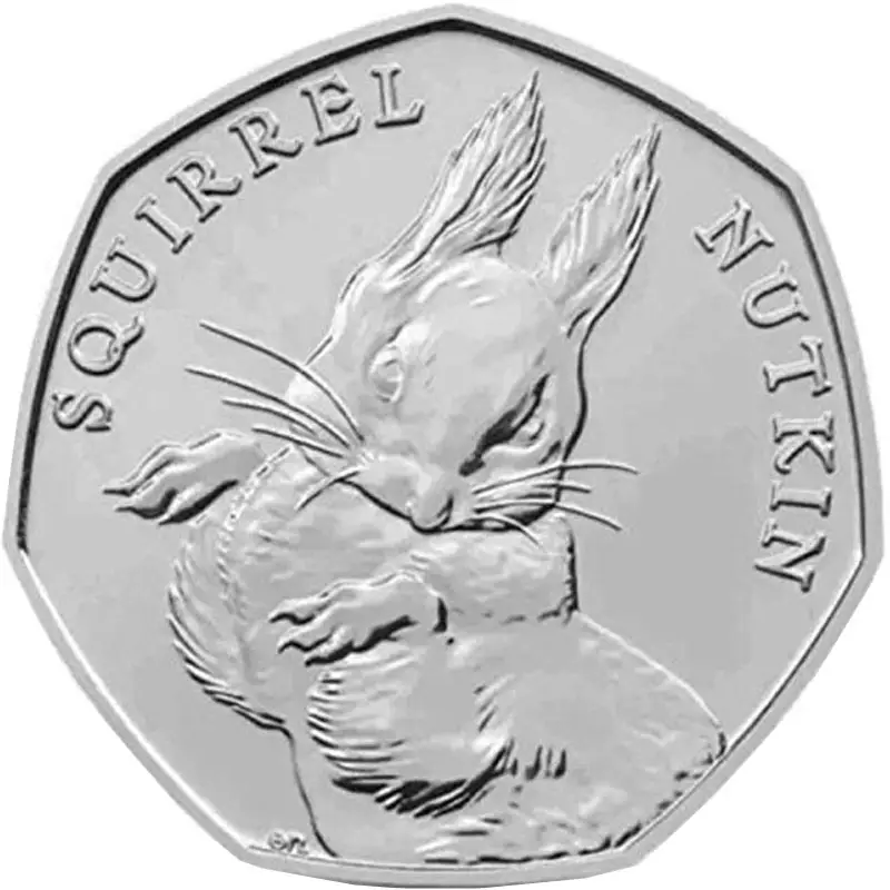 Squirrel Nutkin 50p Coin