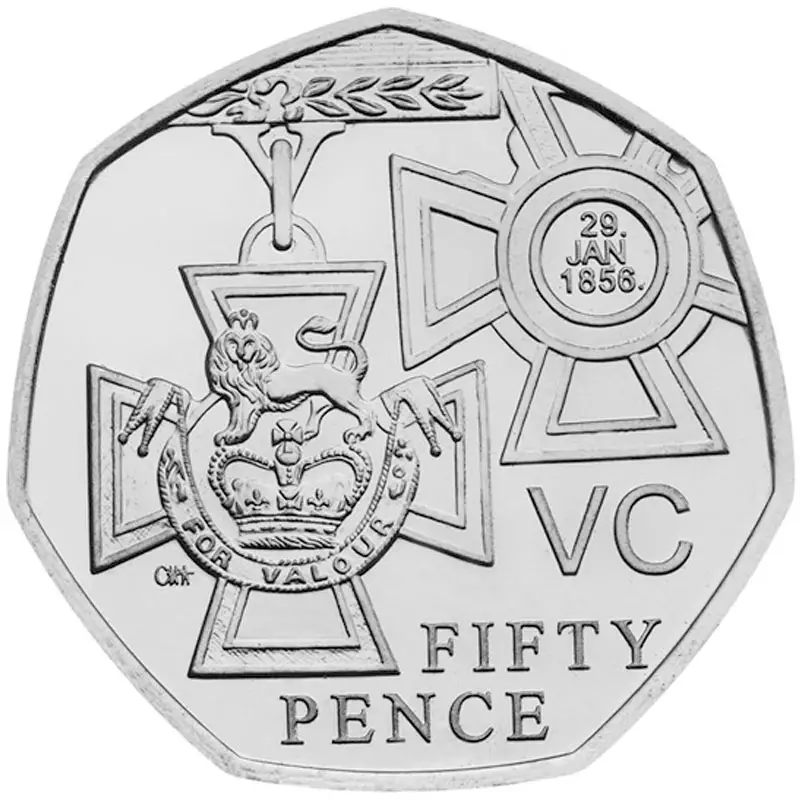 Victoria Cross Award 50p Coin