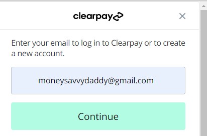 Login to Clearpay Account