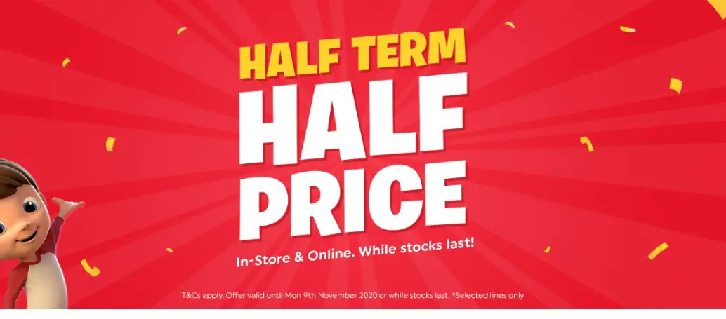 Smyths Toys Half Price Sale Event