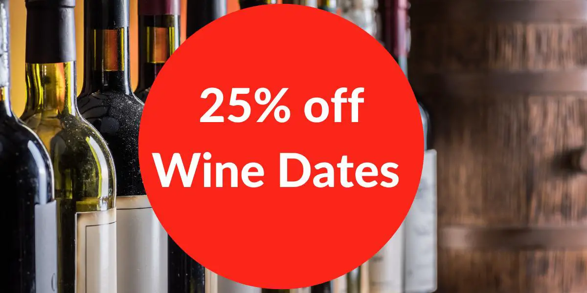 25% off wine dates