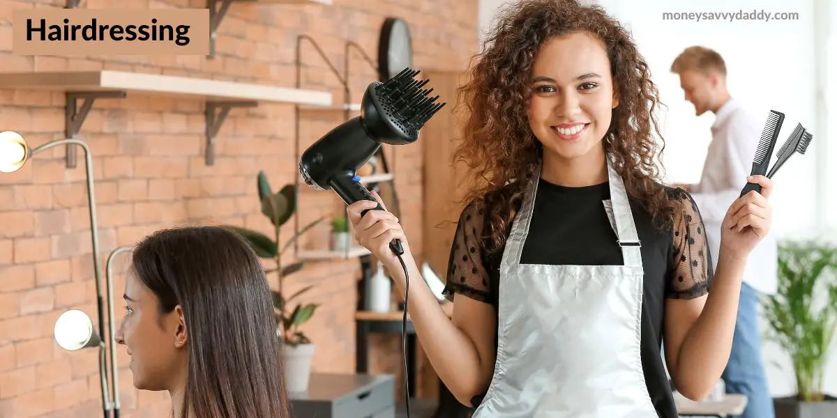 Hairdressing side hustle