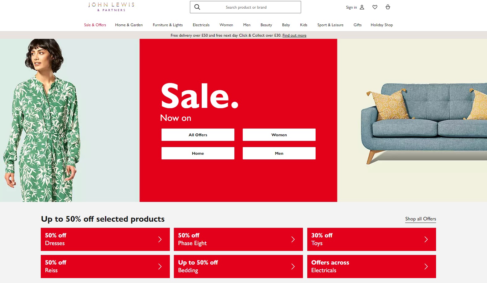 John Lewis Sale Example June 2023 