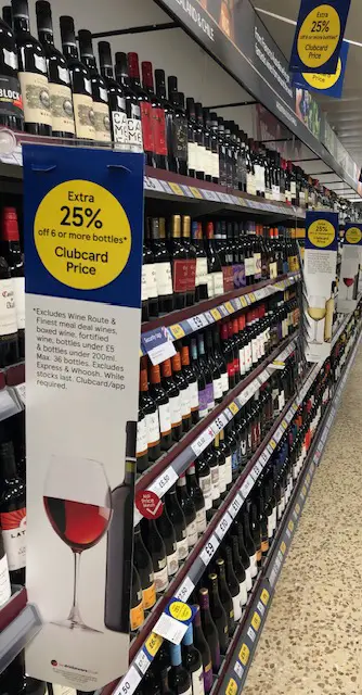 Tesco Red Wine Offer