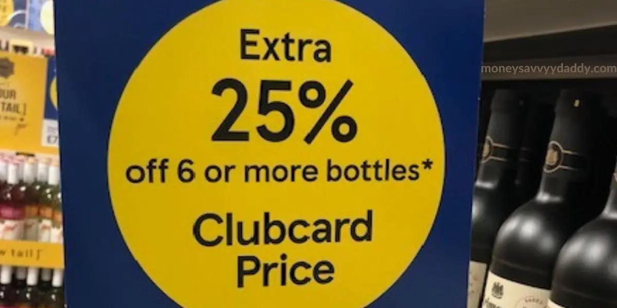 Tesco 25% off 6 Bottles of Wine Offer Dates