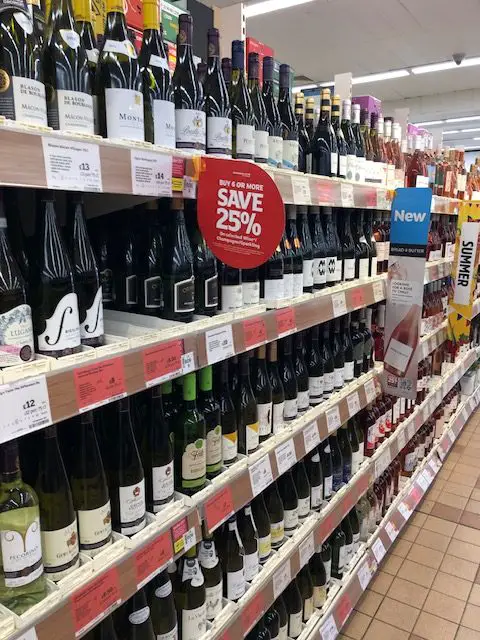 Sainsburys White Wine on Offer