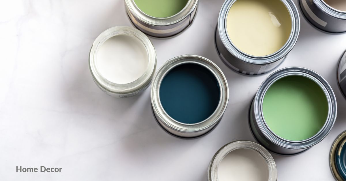 Pots of Paint for Home Decor